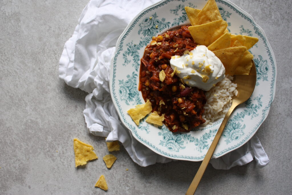 low fodmap chili sin carne