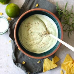 Opskrift på low FODMAP guacamole - avokado dressing.